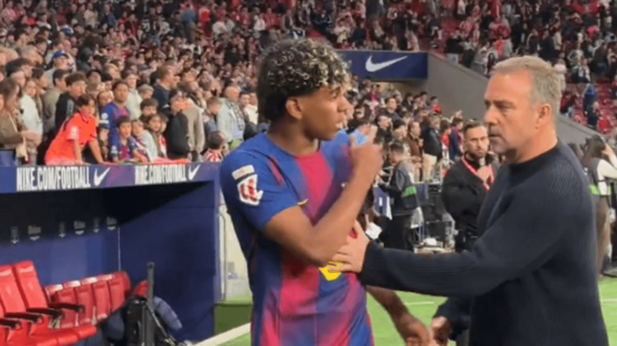 Reagimi i Yamalit pas fitores së Barcelonës tërheq vëmendjen - ai nuk festonte, argumentonte me Flick