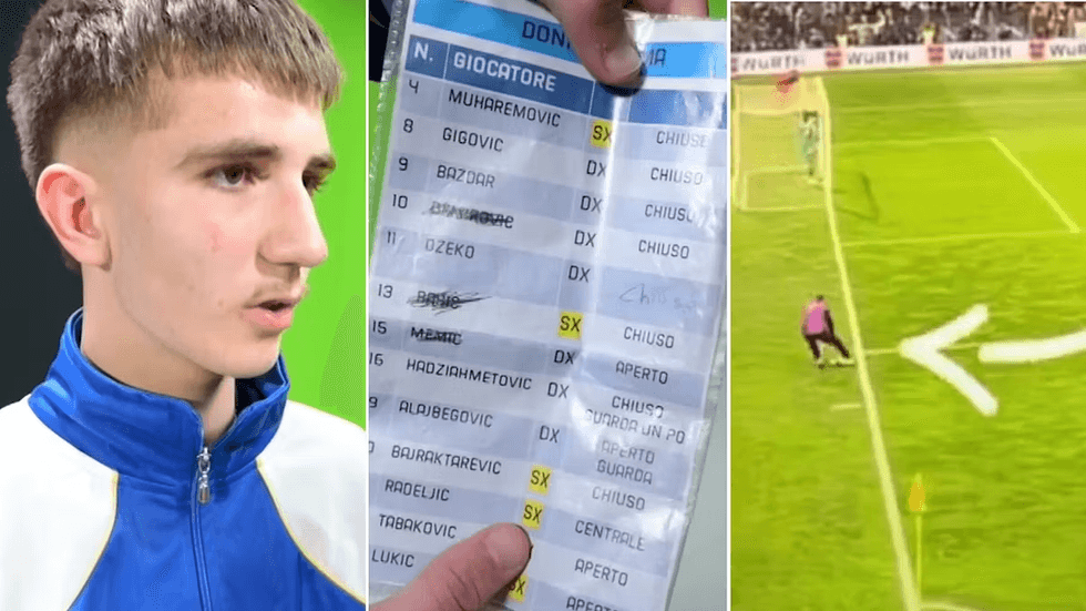 Momenti kur Donnarummas iu vodh letra me instruksione se ku godasin penalltitë lojtarët boshnjakë