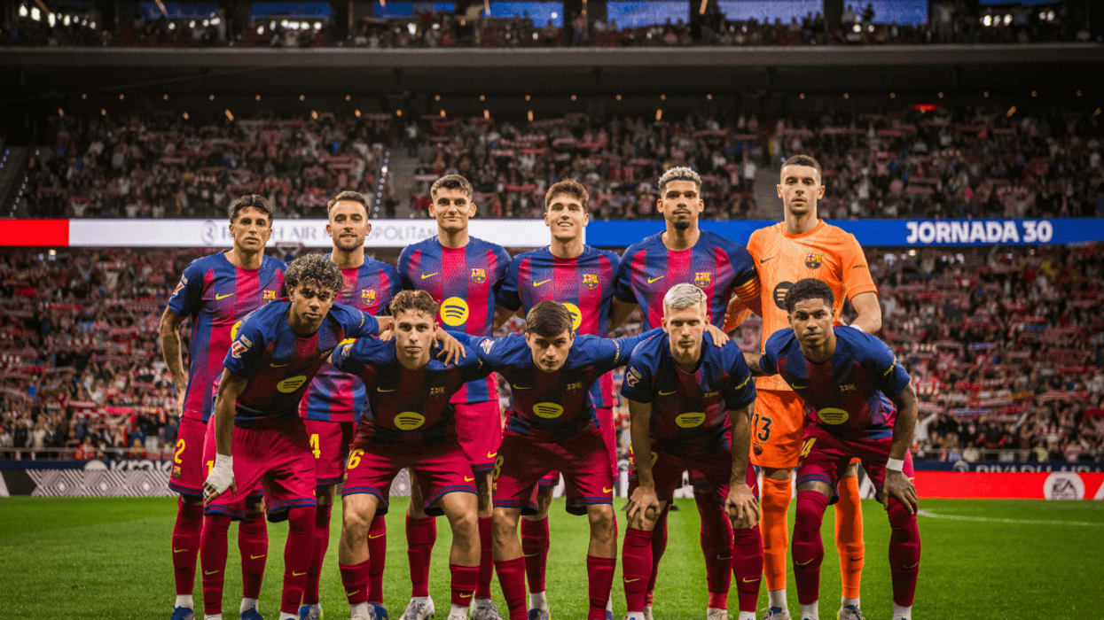 Katër lojtarë të Barcelonës rrezikojnë pezullimin për ndeshjen me Atleticon Madridin në Ligën e Kampionëve Katër lojtarë të Barcelonës rrezikojnë pezullimin për ndeshjen me Atleticon Madridin në Ligën e Kampionëve