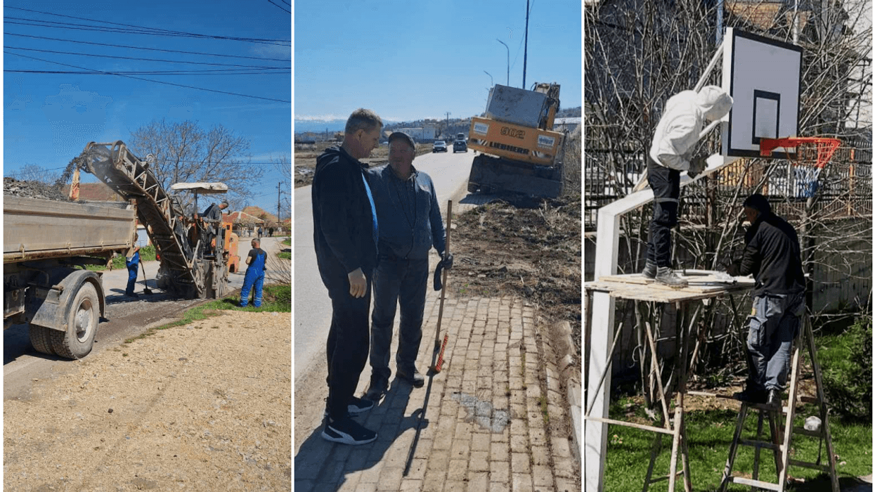 Punime në disa segmente rrugore dhe hapësira publike në Fushë Kosovë Punime në disa segmente rrugore dhe hapësira publike në Fushë Kosovë