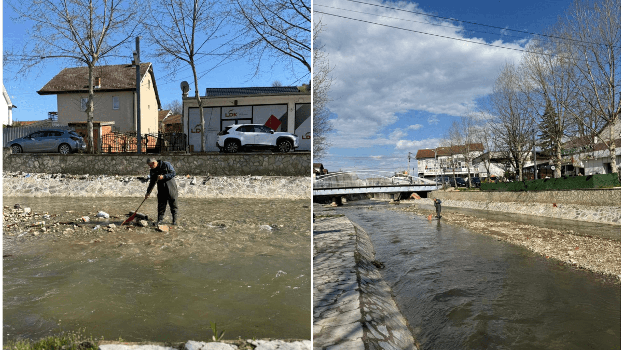 Vazhdon aksioni i pastrimit në Shtime, ndërhyrje edhe përgjatë lumit Shtimjanja