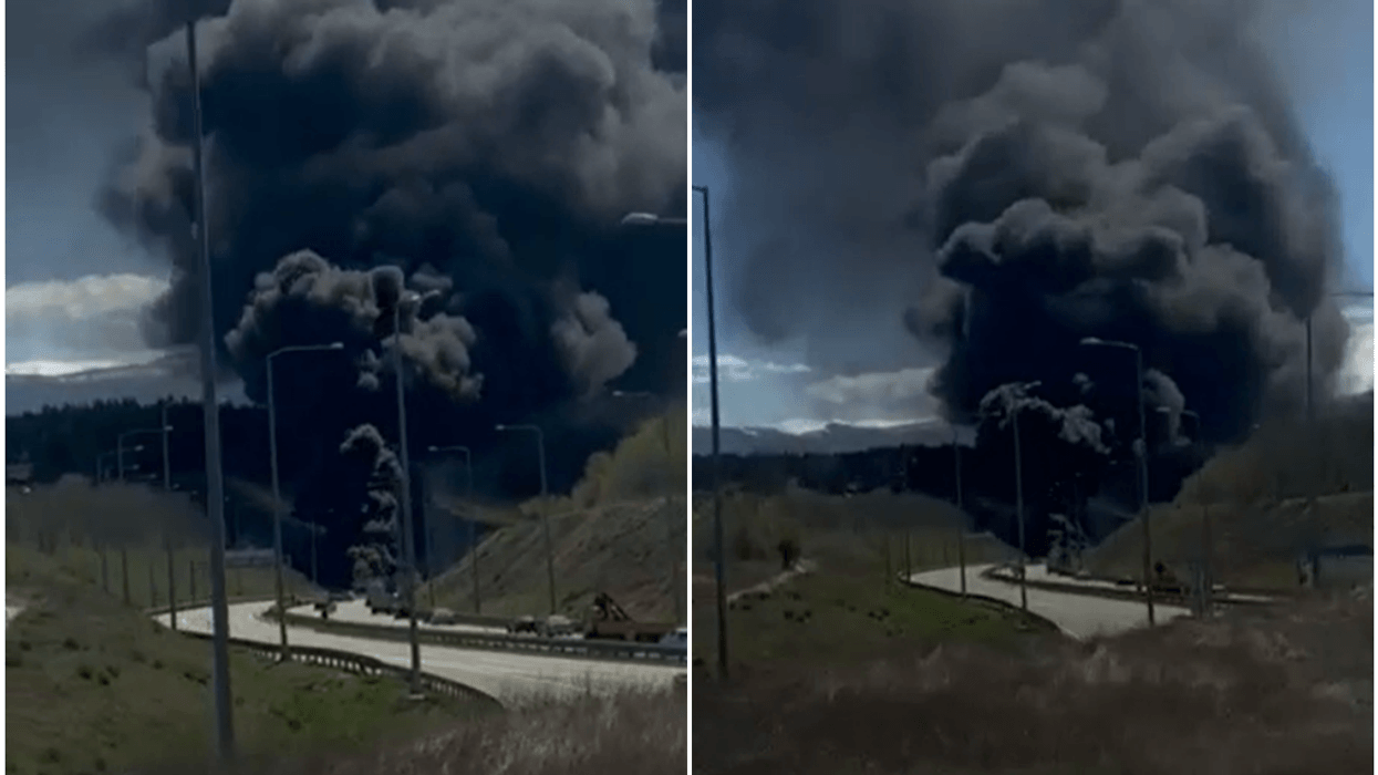 Digjet kamioni në autostradën “Ibrahim Rugova”