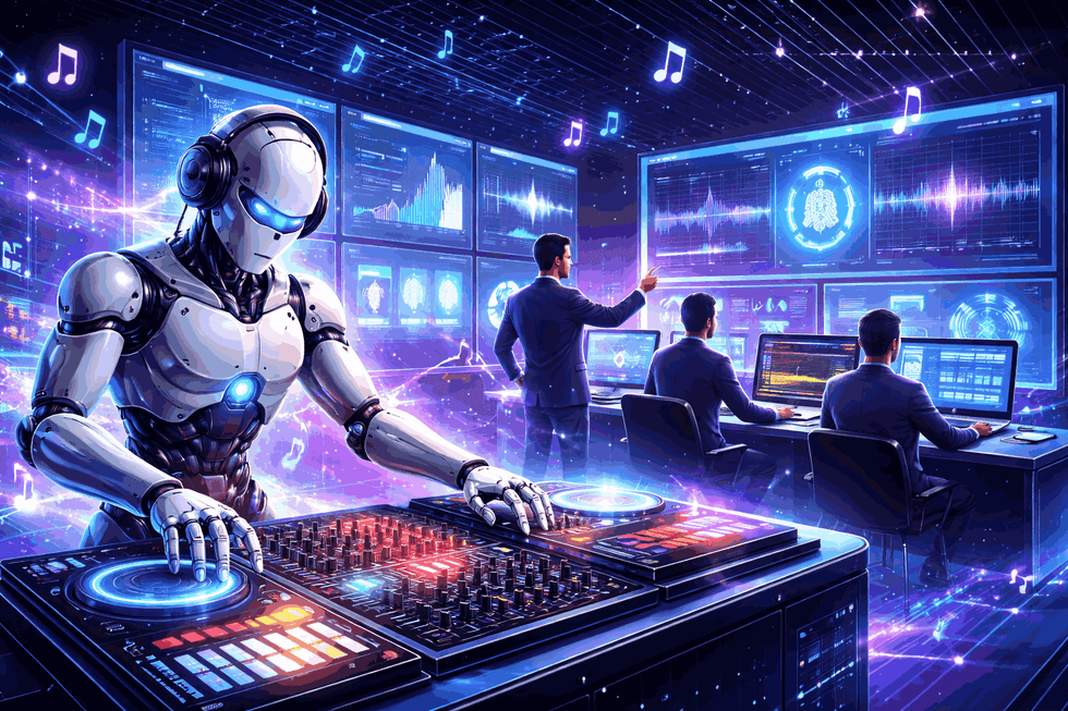 Deezer thotë se 44 për qind e këngëve që ngarkohen në platformën e saj çdo ditë janë të gjeneruara nga inteligjenca artificiale