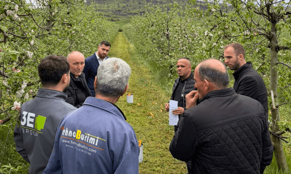 Në Kravaricë të Gjilanit prezantohet projekti për mbrojtjen e kulturave bujqësore nga ngricat pranverore