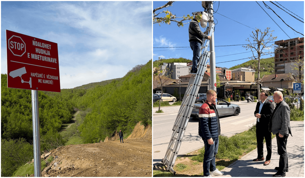 Vishi: Ka nisur funksionalizimi dhe shtimi i kamerave në Kaçanik, vendosen edhe në zonat ku u pastruan deponitë ilegale