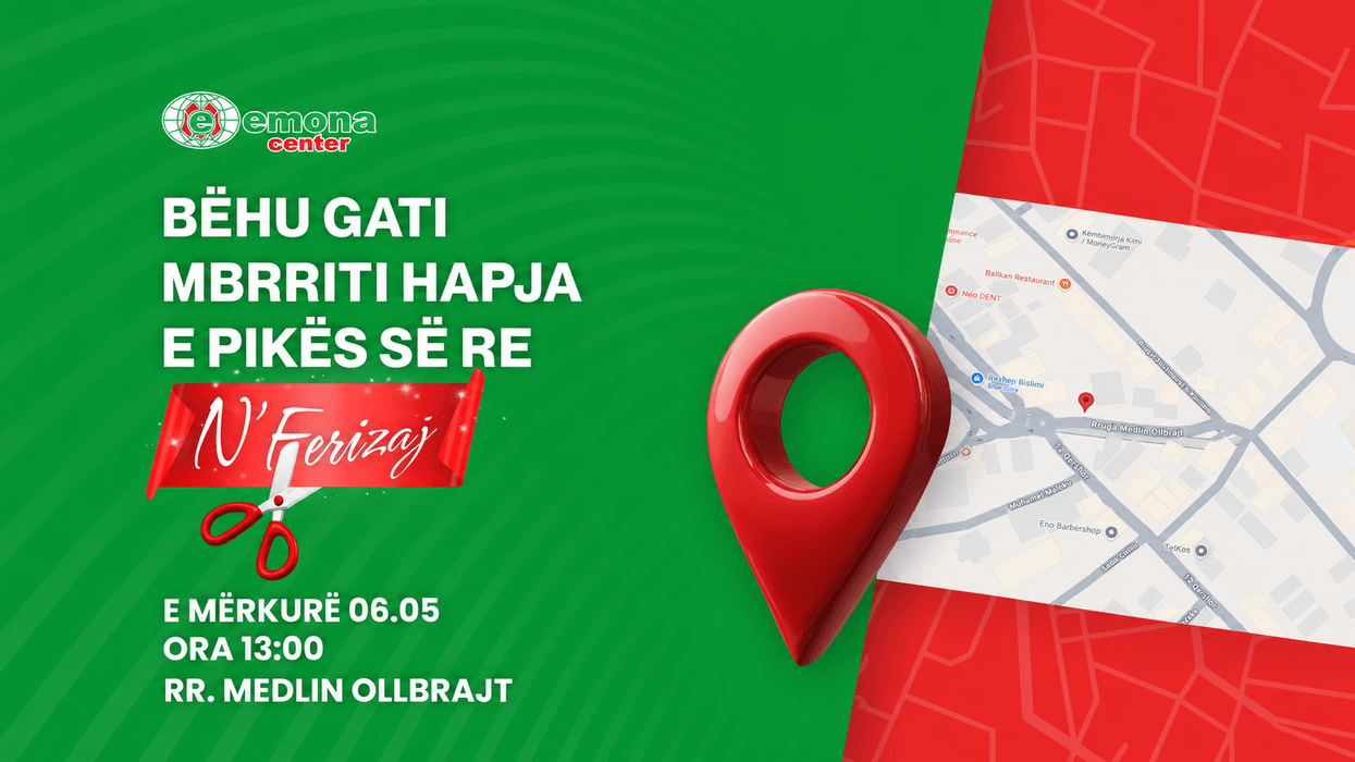 Emona Center hapet sot në Ferizaj - oferta speciale dhe atmosferë festive për vizitorët