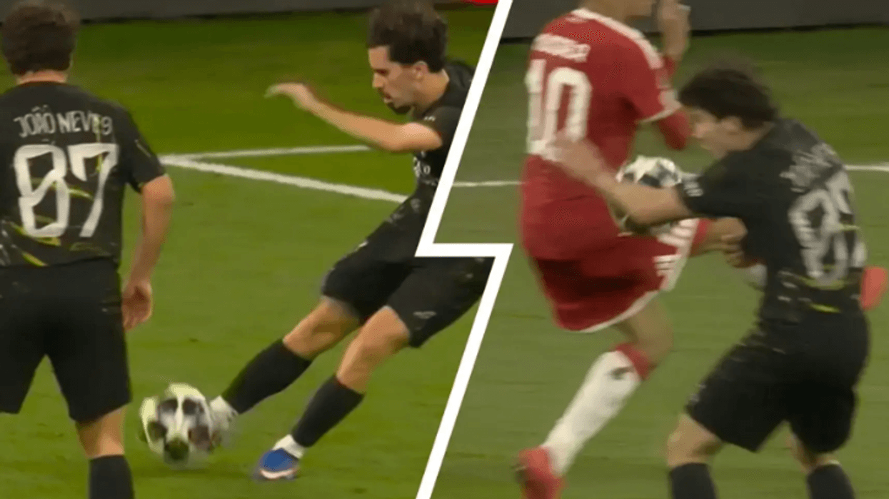 Shpjegohet arsyeja se pse Bayern Munich nuk mori penallti pas “prekjes me dorë” të Joao Neves në zonën e PSG-së