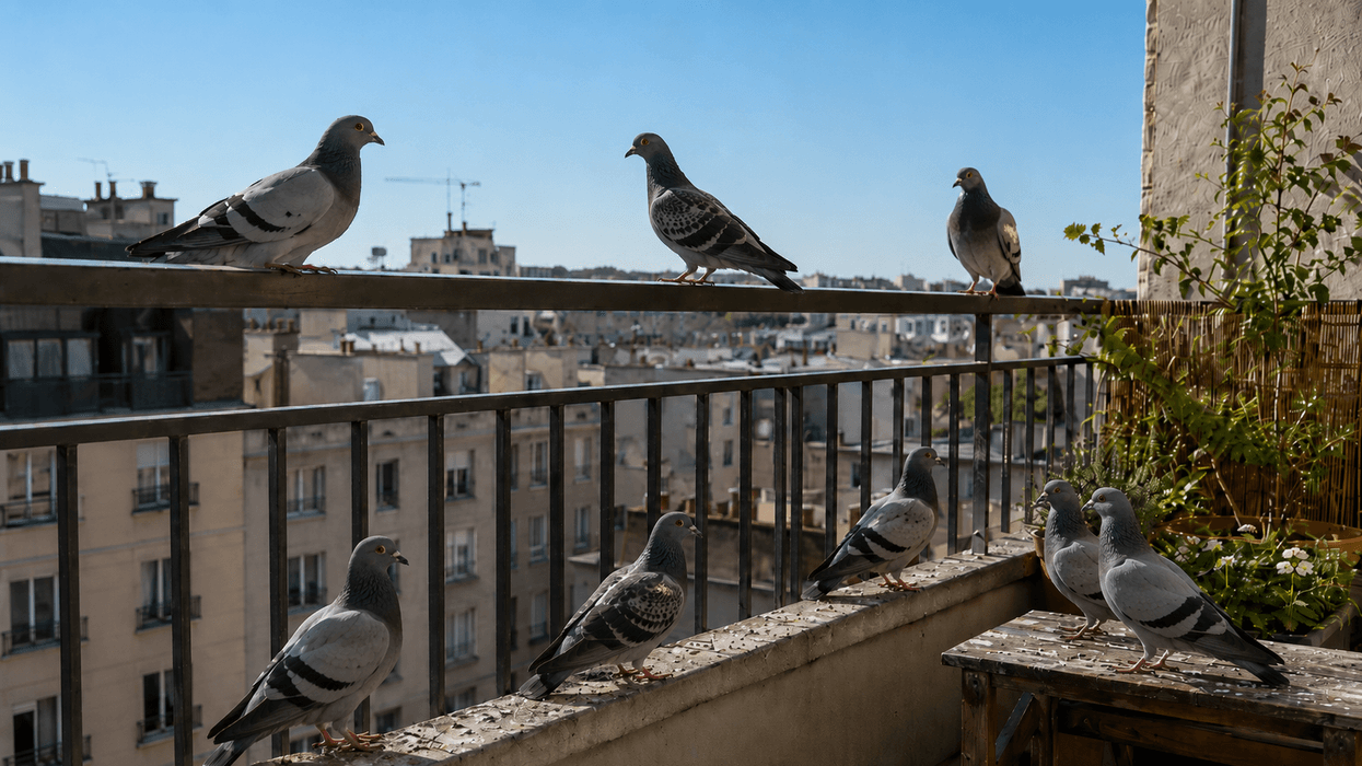 Pëllumbat po ju bëjnë rrëmujë në tarracë? Këto truke i largojnë përgjithmonë