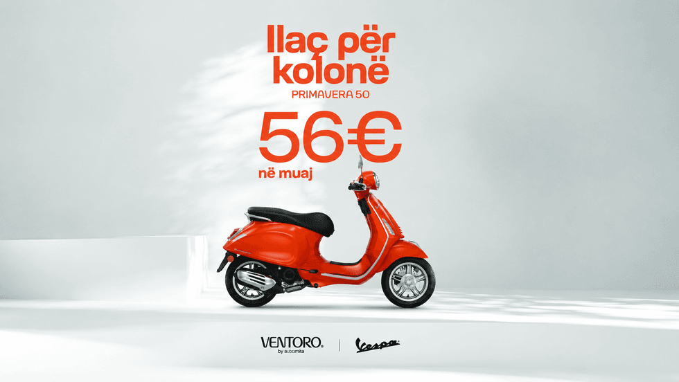 Ilaç për kolonë? Merr Vespa me vetëm 56€ në muaj!