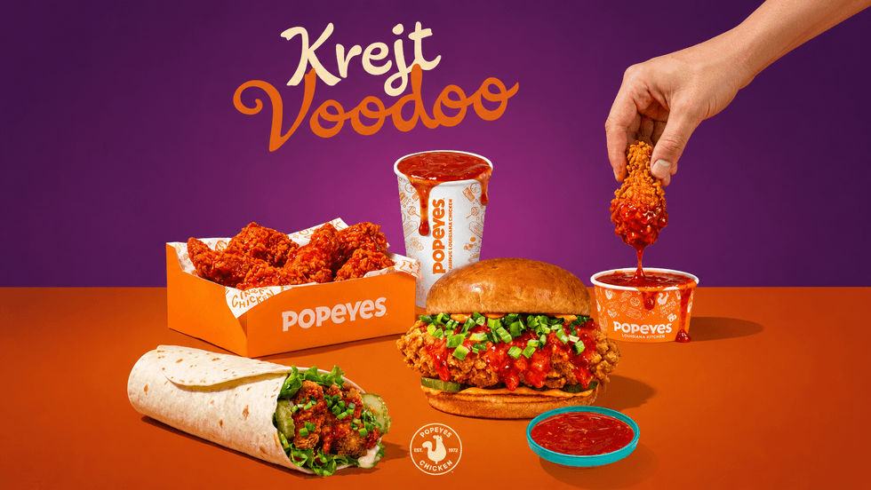 Popeyes shton një shije të re: VooDoo Wrap