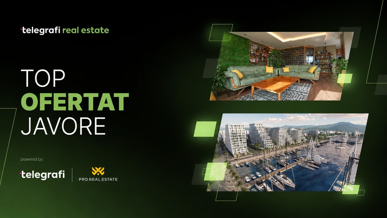 Top ofertat e javës në Telegrafi Real Estate: apartamente, shtëpi dhe truall me potencial
