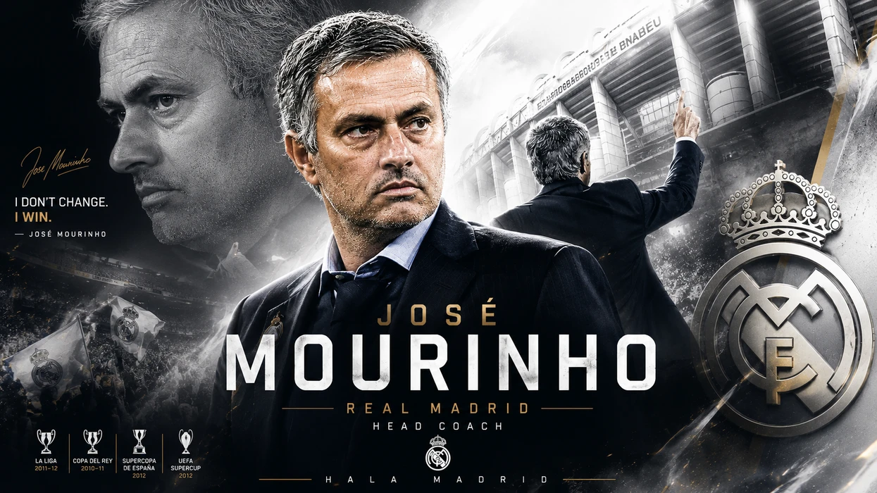 E kryer, Jose Mourinho trajner i Real Madridit