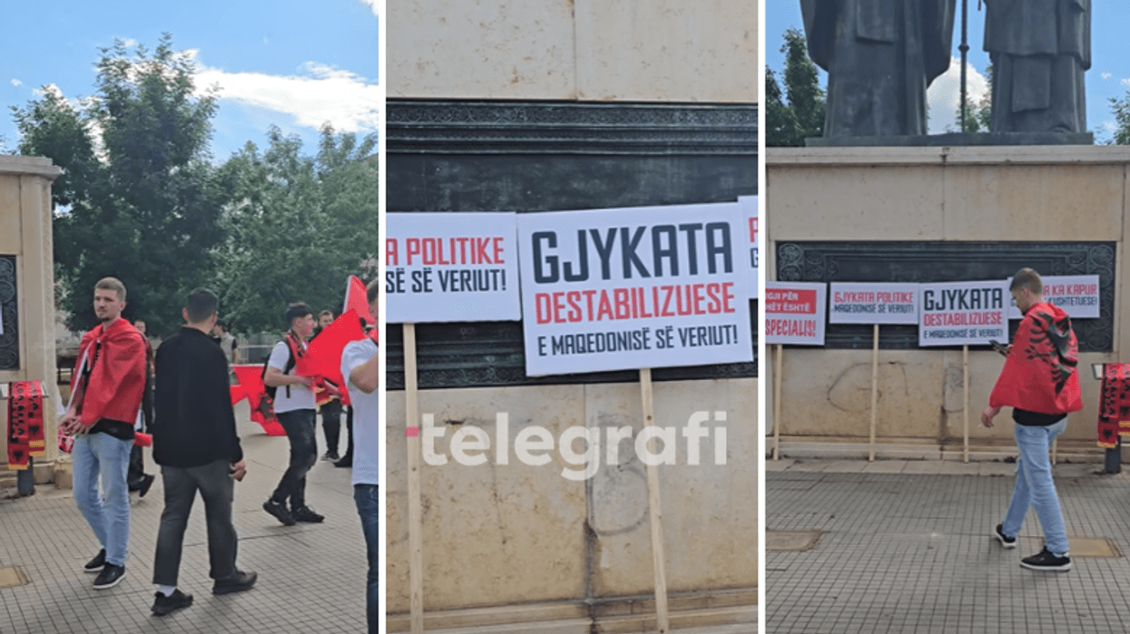 Protesta e dytë studentëve në Shkup, fillon tubimi i protestuesve pranë Urës së Gurit Protesta e dytë studentëve në Shkup, fillon tubimi i protestuesve pranë Urës së Gurit