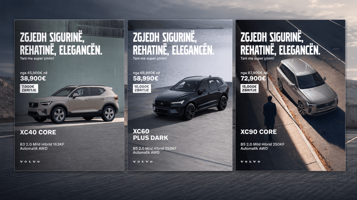 Momenti perfekt për Volvo: deri në 15.000€ zbritje! Momenti perfekt për Volvo: deri në 15.000€ zbritje!