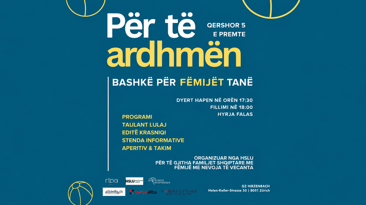 “Për të ardhmen” - në Cyrih organizohet takim për familjet shqiptare me fëmijë me nevoja të veçanta