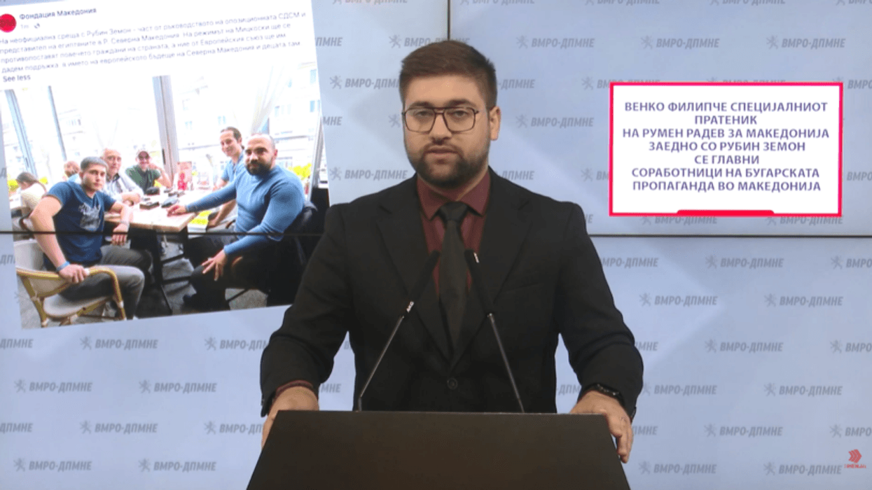 Manasievski: Filipçe është mbështetës i hapur i politikës bullgare