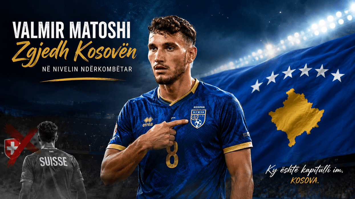 Fantastike: Valmir Matoshi e lë Zvicrën, zgjedh përfundimisht Kosovën në nivelin ndërkombëtar Fantastike: Valmir Matoshi e lë Zvicrën, zgjedh përfundimisht Kosovën në nivelin ndërkombëtar