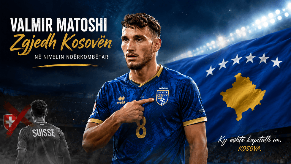 Fantastic: Valmir Matoshi leaves Switzerland, finally chooses Kosovo at the international level