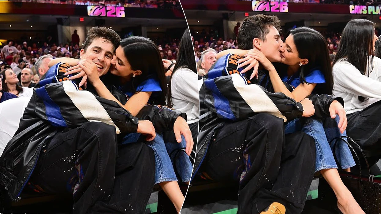 Kylie Jenner dhe Timothe Chalamet shkëmbejnë puthje pasiononte – festojnë kualifikimin historik të New York Knicks në finalet e NBA-së