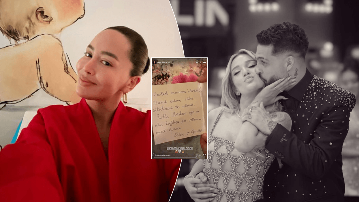 Selin Bollati dhe DJ Gimbo surprizojnë Dafina Zeqirin me një dhuratë speciale për shtatzëninë Selin Bollati dhe DJ Gimbo surprizojnë Dafina Zeqirin me një dhuratë speciale për shtatzëninë