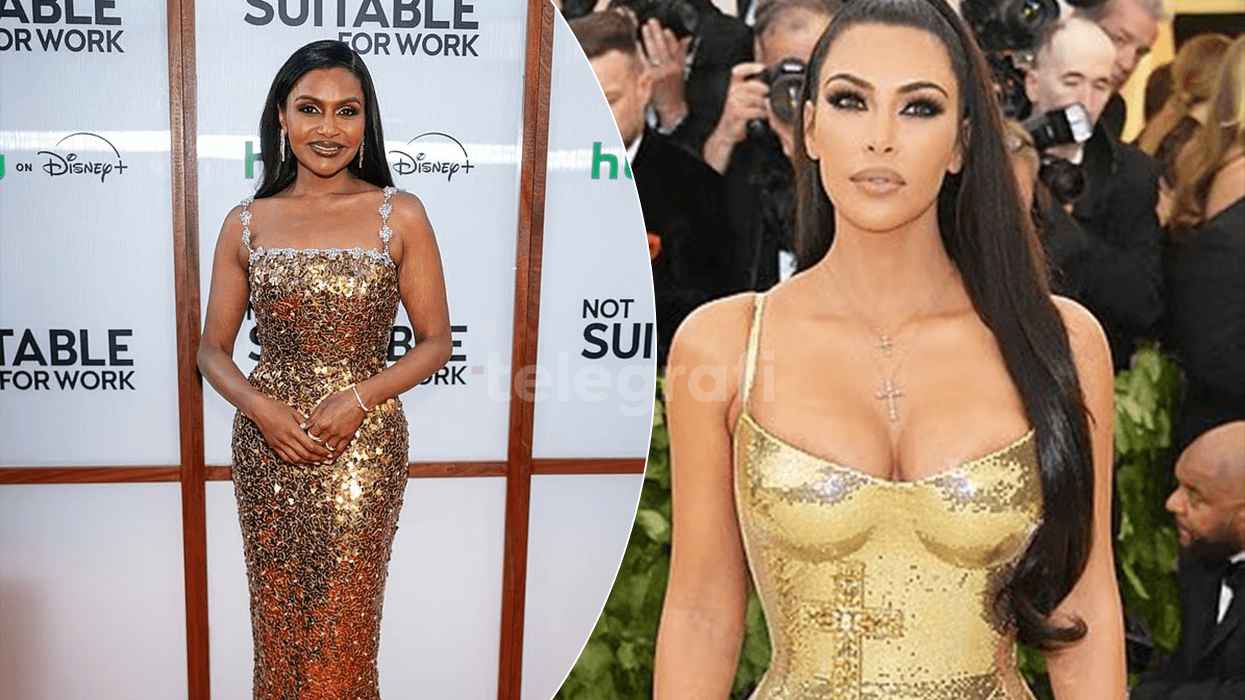 Mindy Kaling portretizon Kim Kardashian me fustan të artë me xixa në premierën e serialit të saj të ri “Not Suitable For Work” Mindy Kaling portretizon Kim Kardashian me fustan të artë me xixa në premierën e serialit të saj të ri “Not Suitable For Work”