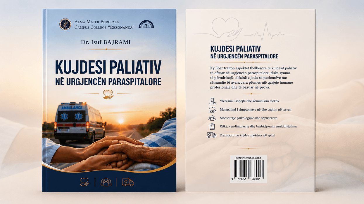 Dr. Isuf Bajrami sjell librin “Kujdesi paliativ në urgjencën paraspitalore” Dr. Isuf Bajrami sjell librin “Kujdesi paliativ në urgjencën paraspitalore”
