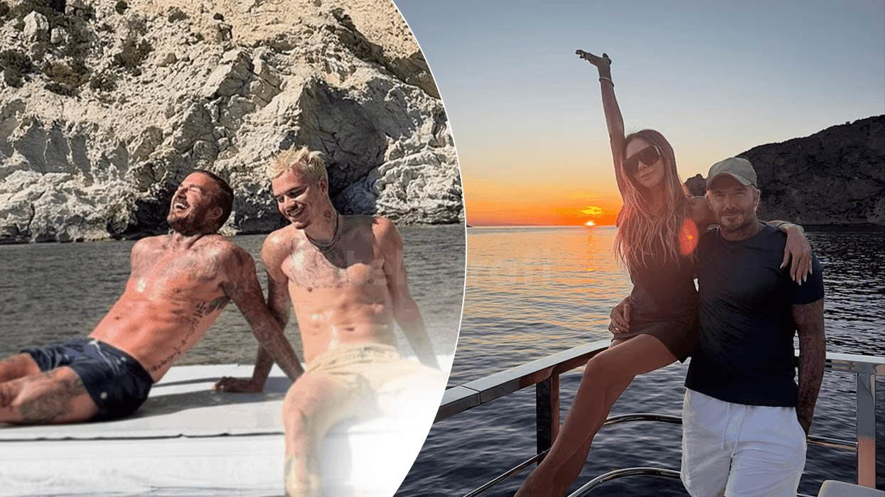 David dhe Romeo Beckham tërheqin vëmendjen në Mesdhe, Victoria ndan momente të veçanta nga pushimet familjare