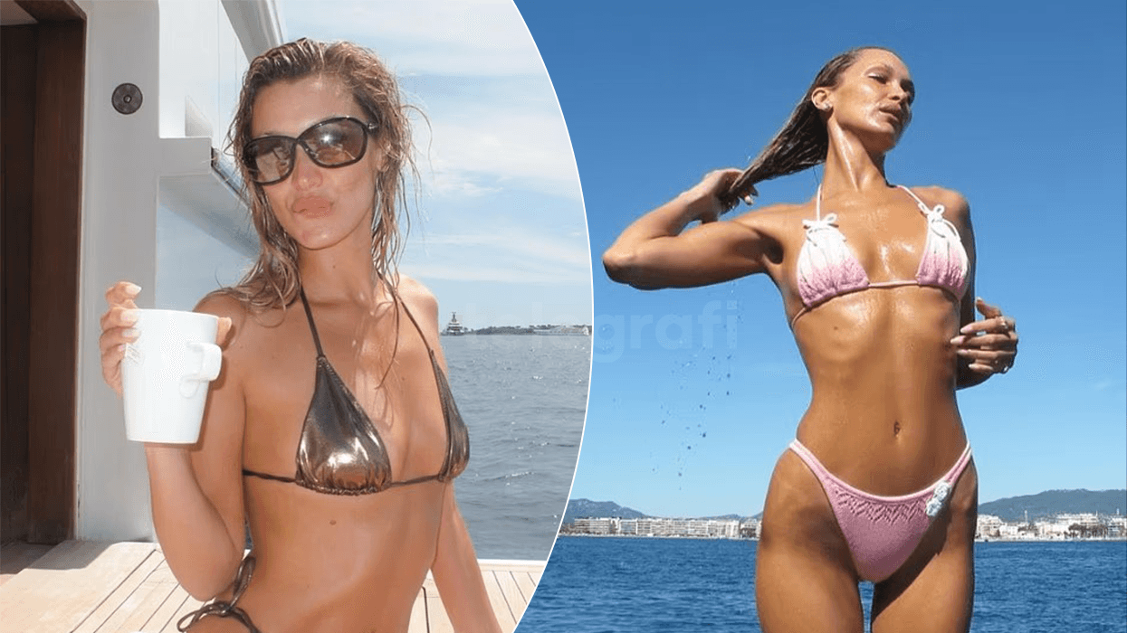 Bella Hadid tërheq vëmendjen me paraqitjet gjatë pushimeve luksoze në jug të Francës