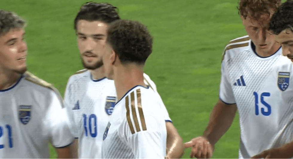 Kosova në epërsi ndaj Andorrës pas pjesës së parë, Asllani r