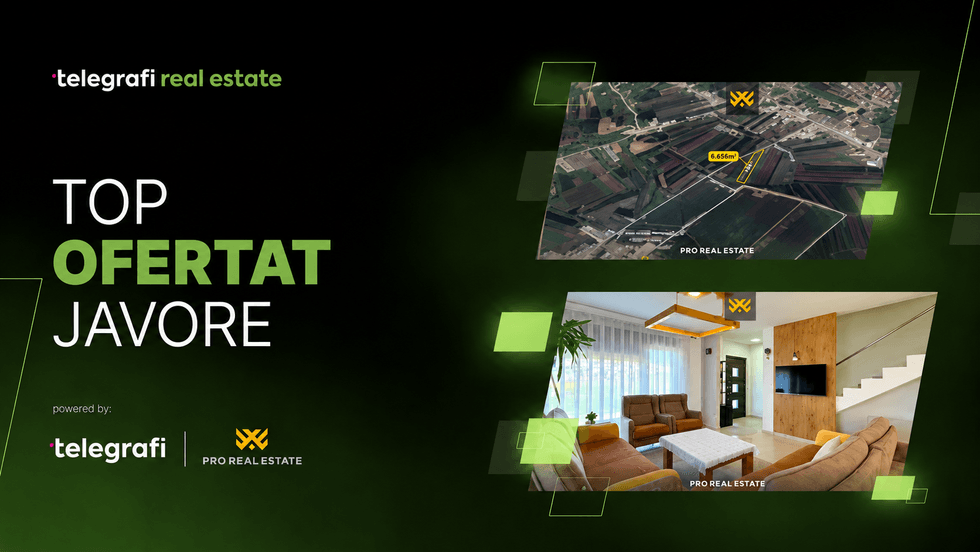 Pronat e javës në Telegrafi Real Estate: Banesa, shtëpi dhe 
