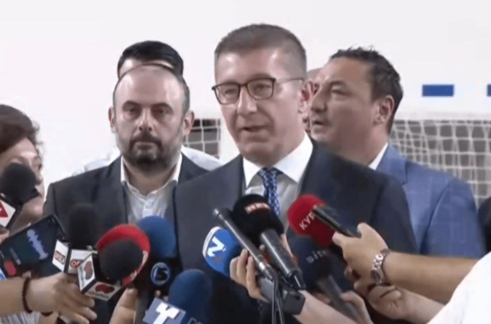 Mickoski: Jemi gati për zgjedhje të parakohshme parlamentare