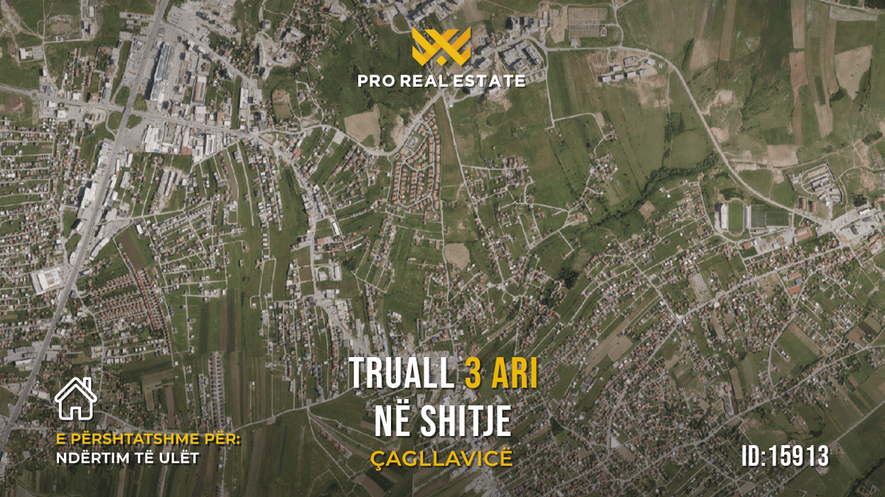 Truall 3 ari në shitje në Çagllavicë – Mundësi për ndërtim individual pranë Prishtinës #15913
