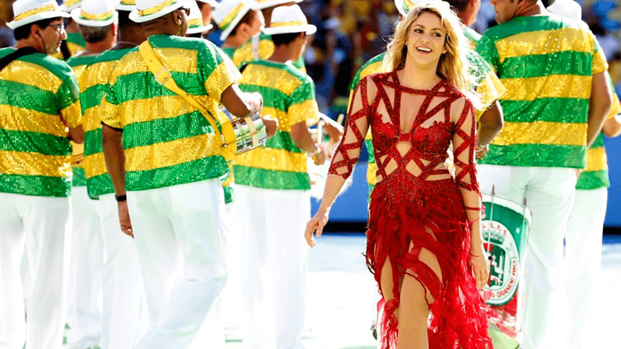 A ka performuar vërtet Shakira në Kupën e Botës më shumë herë se sa Italia?
