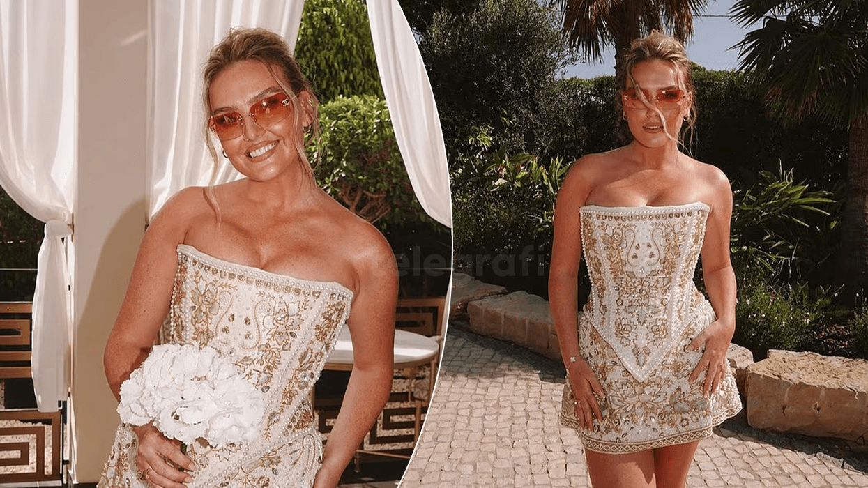Perrie Edwards zbulon fustanin e tretë të nusërisë dhe ndan momente të reja nga dasma luksoze në Portugali
