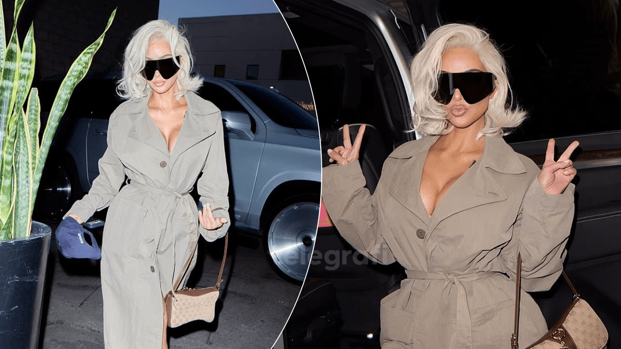 Kim Kardashian surprizon me një pamje të re, shfaqet bionde në Beverly Hills