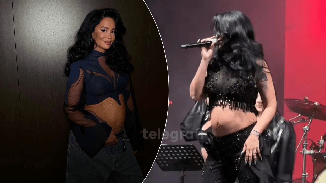 Me barkun e rrumbullakosur dhe plot energji, Dafina Zeqiri vazhdon të performojë