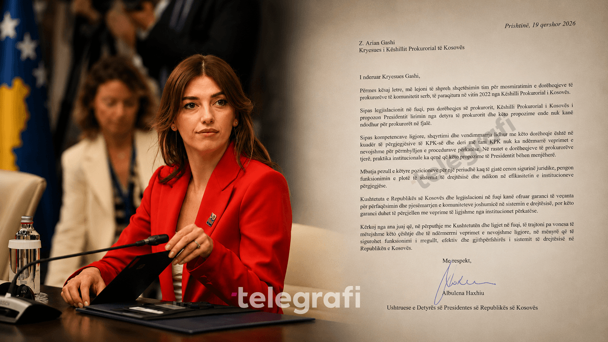 Pas KGJK-së, Haxhiu i drejtohet edhe KPK-së për dorëheqjet e gjyqtarëve dhe prokurorëve serbë në vitin 2022 Pas KGJK-së, Haxhiu i drejtohet edhe KPK-së për dorëheqjet e gjyqtarëve dhe prokurorëve serbë në vitin 2022