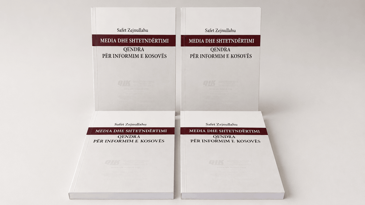 Publikohet libri i profesorit Safet Zejnullahu, “Media dhe shtetndërtimi - Qendra për Informim e Kosovës”