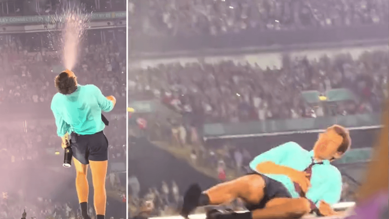 Panik në Wembley, Harry Styles për pak u ngufat derisa rrëzua në tokë gjatë performancës