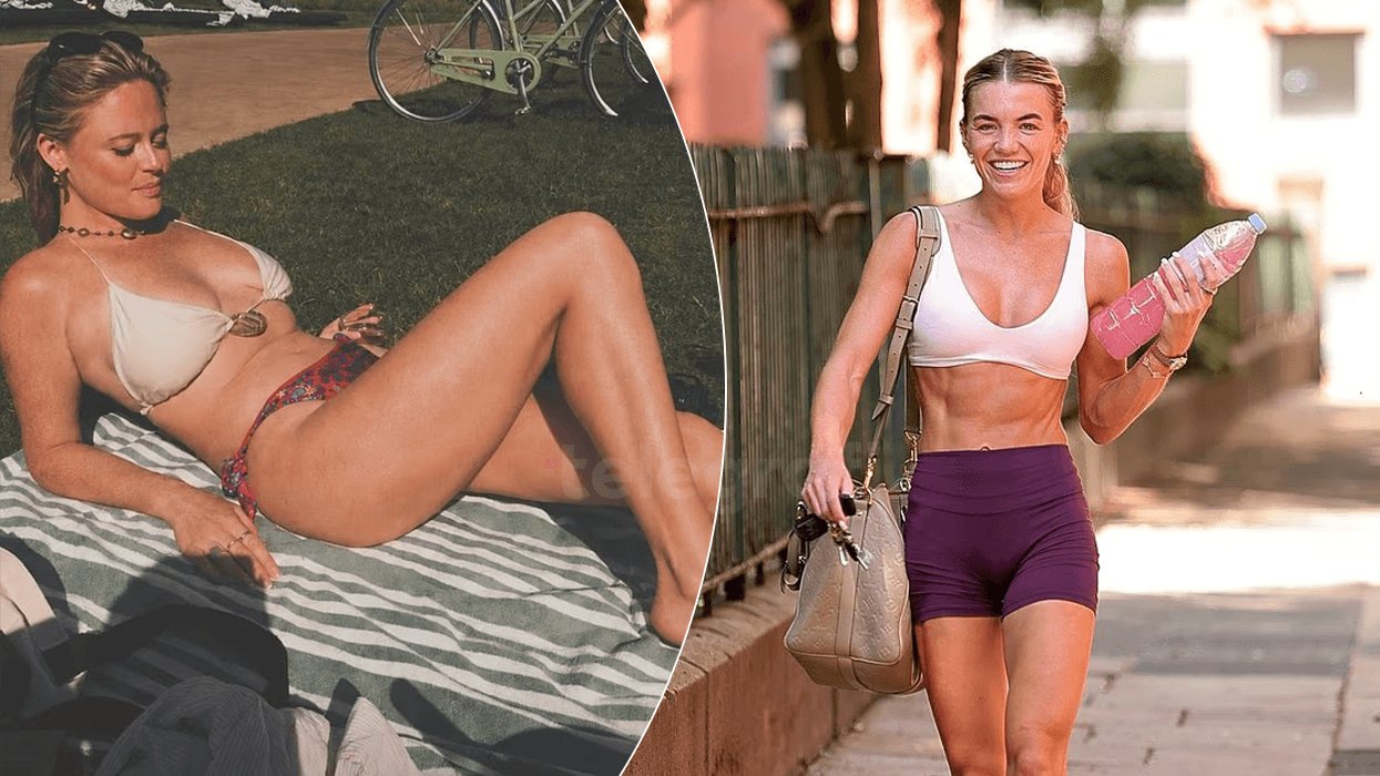 Emily Atack mahnit me format në bikini gjatë pushimit në Soho Farmhouse