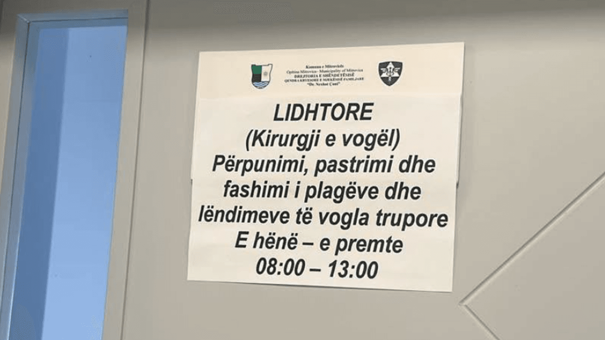 Funksionalizohet shërbimi për ndërhyrje të vogla kirurgjike në QKMF-në e Mitrovicës Funksionalizohet shërbimi për ndërhyrje të vogla kirurgjike në QKMF-në e Mitrovicës