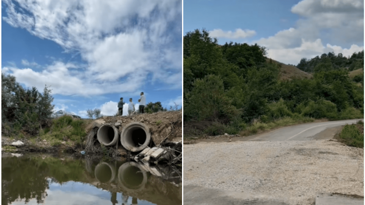 Basha inspekton punimet në rrugën Prekoc–Marec–Krilevë, pas dëmeve të shkaktuara nga reshjet