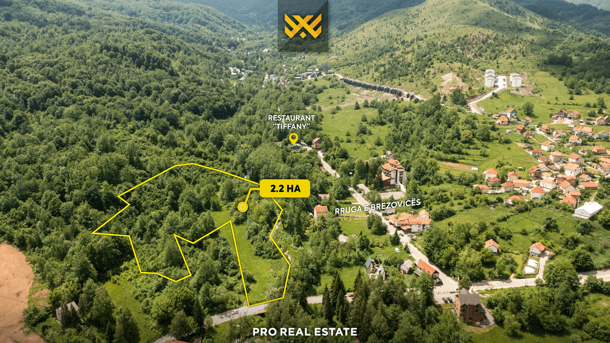 Truall 2.2 hektarë në shitje në Brezovicë – mundësi investimi në një nga zonat më atraktive malore #15936