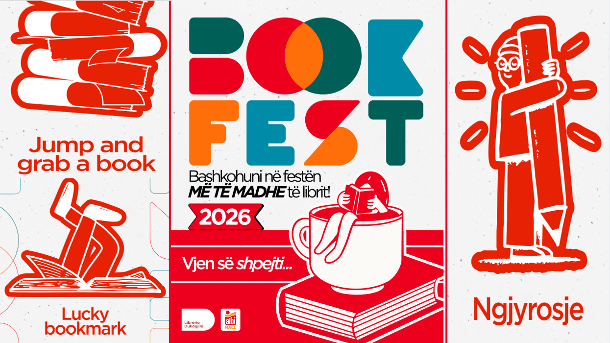 BookFest rikthehet në Albi Mall: 10 ditë me zbritje speciale, aktivitete dhe surpriza për çdo lexues BookFest rikthehet në Albi Mall: 10 ditë me zbritje speciale, aktivitete dhe surpriza për çdo lexues