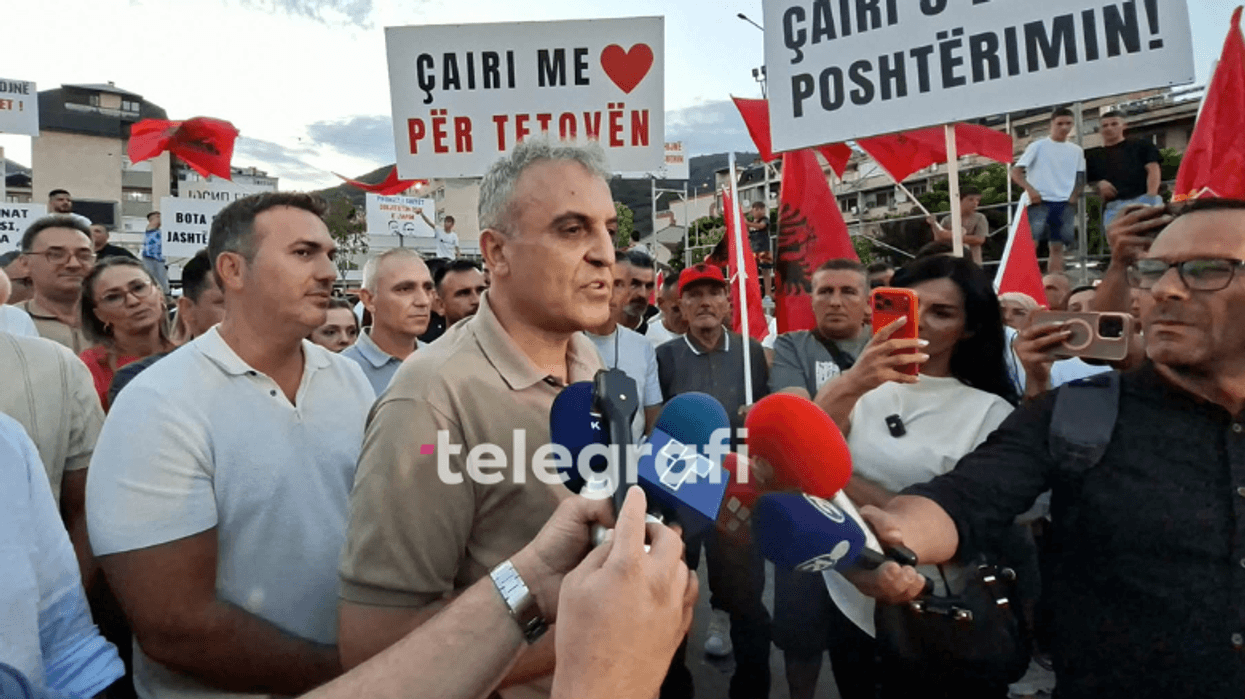 BDI sërish protesta në Tetovë, Rexhepi: Shihni një mal me njerëz, komuna ka penguar qytetarët të marrin pjesë