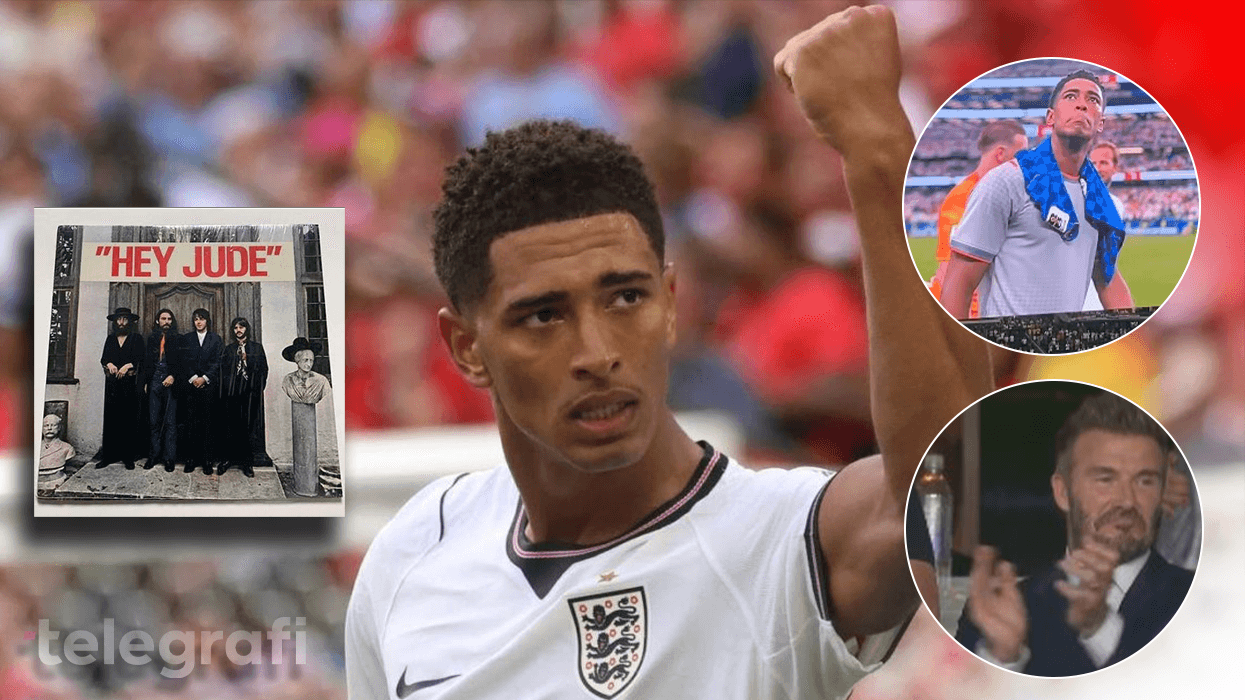 “Hey Jude” e Beatles jehoi në stadium, tifozët anglezë i dedikojnë këngën Jude Bellingham-it pas paraqitjes heroike