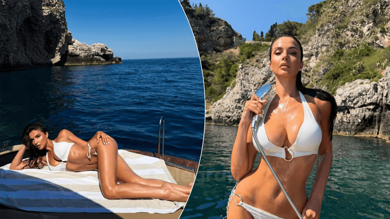 Oriola Marashi mahnit me setin e ri fotografik, pozon me bikini të bardha mes detit