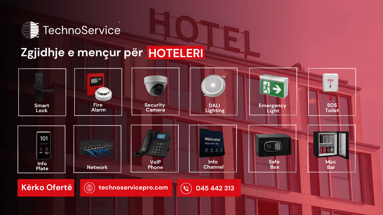Techno Service Pro – partneri juaj i besueshëm për teknologji të organizuar në hoteleri Techno Service Pro – partneri juaj i besueshëm për teknologji të organizuar në hoteleri