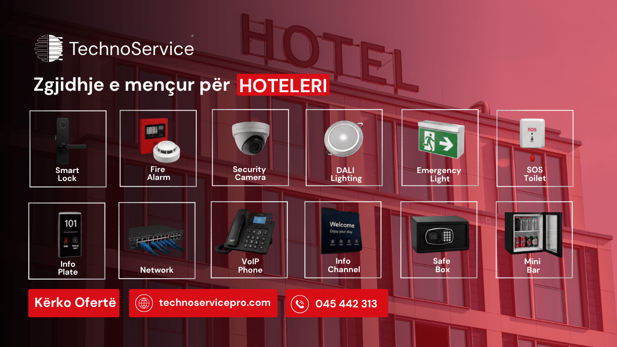 Techno Service Pro – partneri juaj i besueshëm për teknologji të organizuar në hoteleri