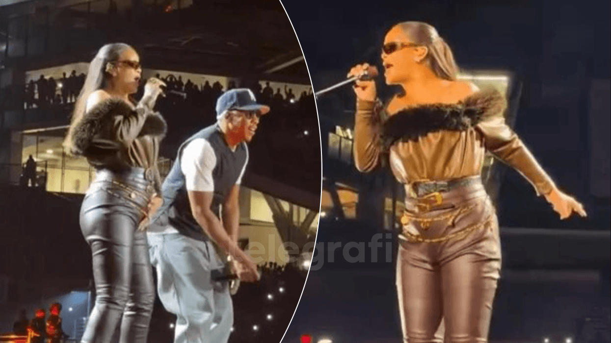 Rihanna surprizon fansat, ngjitet në skenë me Jay-Z në koncertin në Yankee Stadium